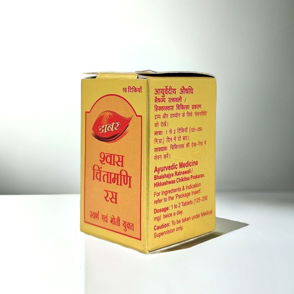 Dabur Shwas Chintamani Ras 10 Tablets