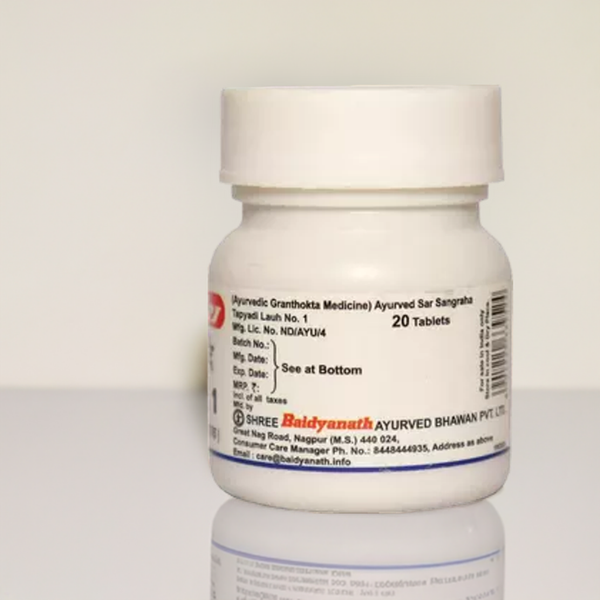 Baidyanath Tapyadi Lauh No.1 (20 Tablets)