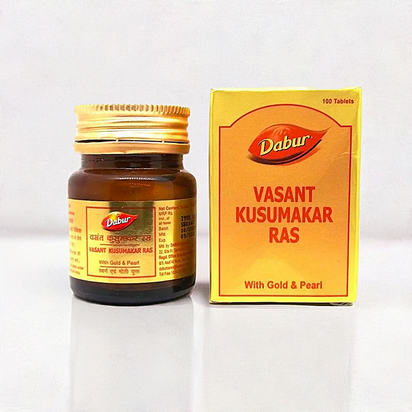 Dabur Vasant Kusumakar Ras Gold 100 Tablets