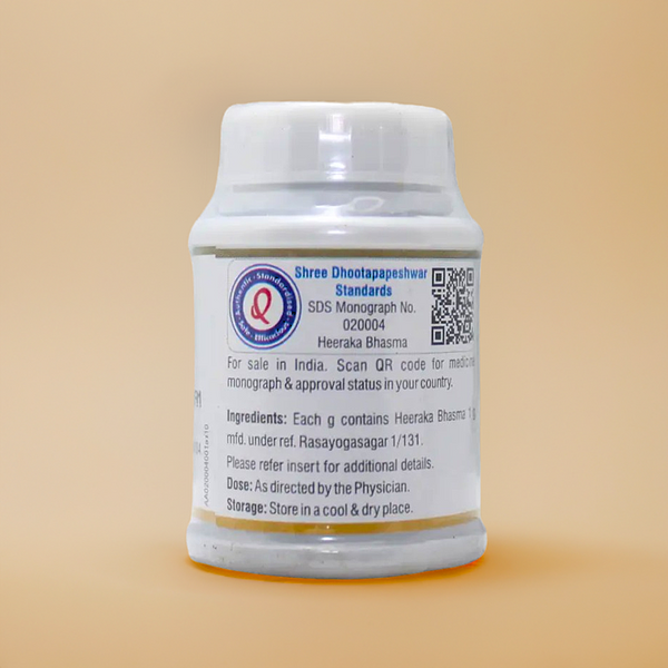 Dhootapapeshwar Heeraka Bhasma 100MG