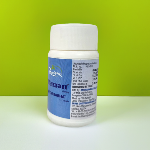 Dhootapapeshwar Sheetaprabha 60 Tablet
