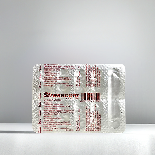 Dabur Stresscom 10 Capsules (Pack Of 2)